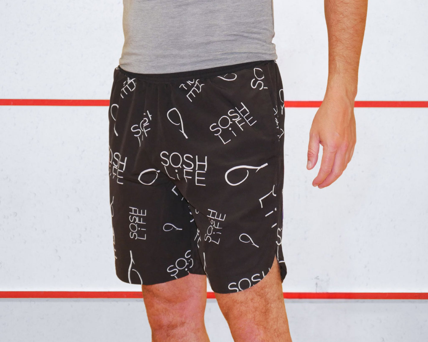 A1 Shorts Sqsh Life White/Black